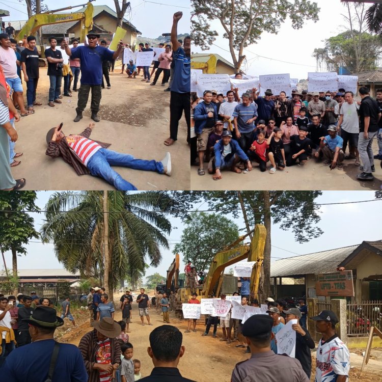 Pemerintah Tak Hadir, Ratusan Warga Ngamuk Segel dan Gembok Gerbang TPAS Karangrejo