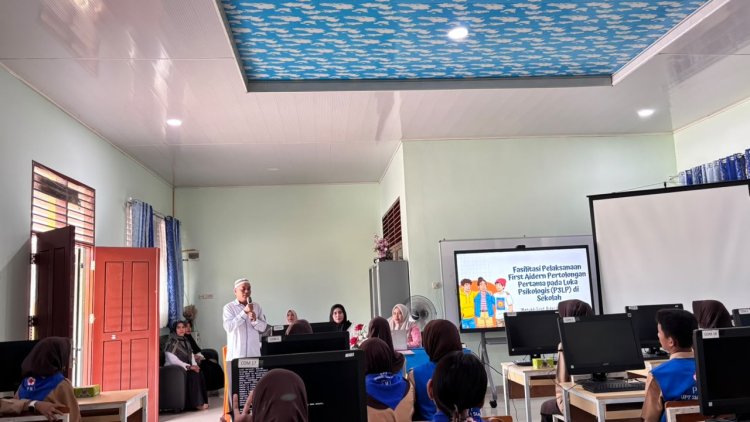 Perkuat Mental Siswa, UPT SMPN 1 Siak Hulu Fasilitasi Pelatihan Pertolongan Pertama Pada Luka Psikologis