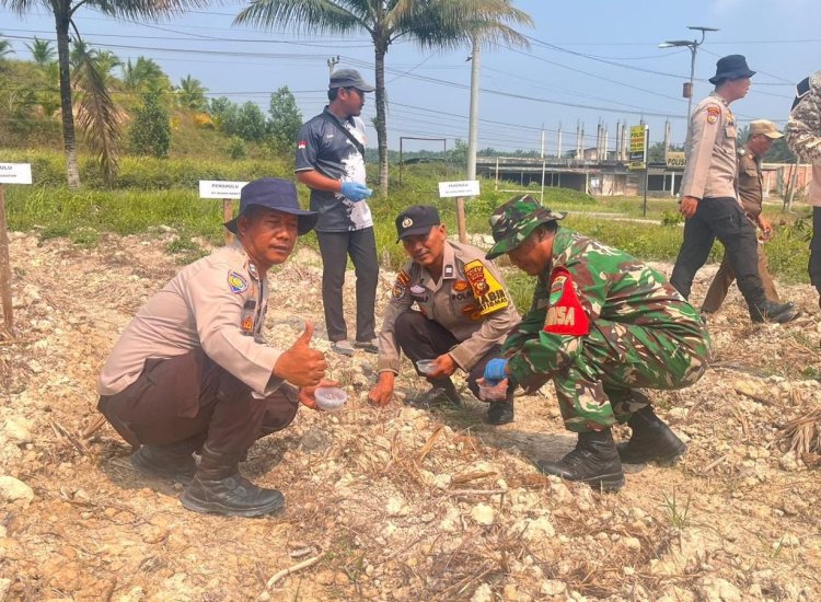 Sinergi TNI-Polri, Babinsa dan Bhabinkamtibmas Kompak Tanam Jagung Pipil Kuartal III 2026 di Kerinci Kanan