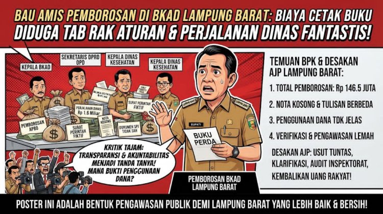 Darurat Tata Kelola Keuangan Lampung Barat, Bupati Wajib Evaluasi Total Pejabat Pemkab!!
