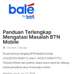 Cara Mengatasi M-Banking BTN Terblokir